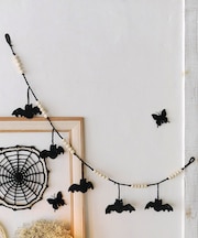 クロッシェコウモリガーランド／Crochet Halloween