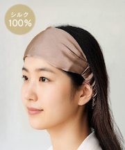 《シルク100％》シルクターバン