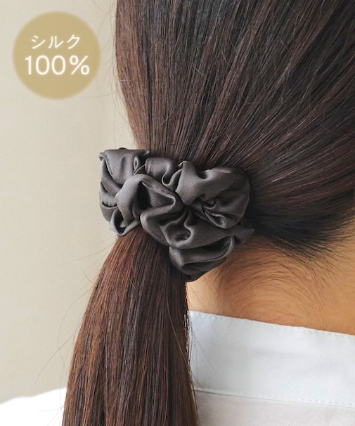 《シルク100％》シルクシュシュ