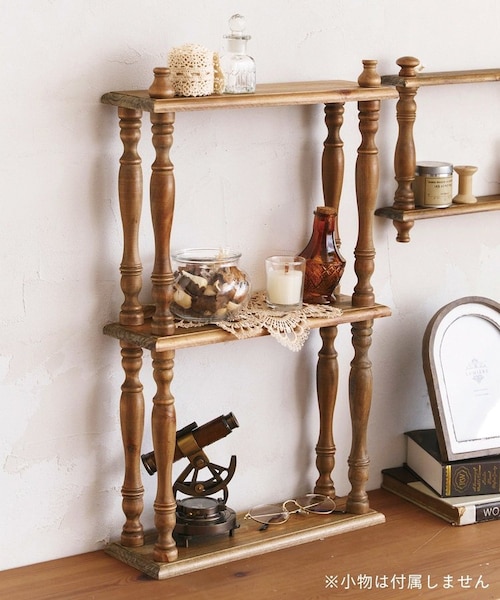 アンティークウォールラック｜サリュの通販｜&mall（アンドモール