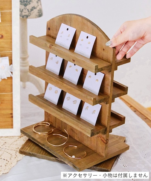 回転式ディスプレイラック／魅せて飾るmarche display