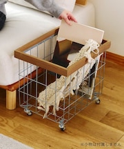 《WEB限定商品》WOODワイヤーバスケット：M