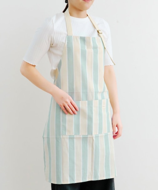 ダブルストライプエプロン