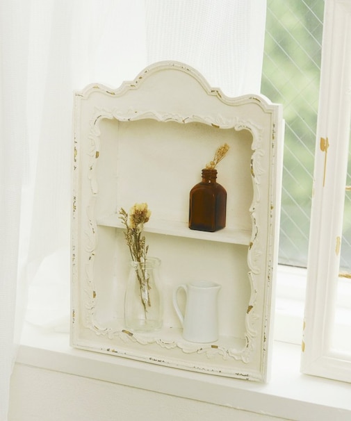 《WEB限定再入荷》ディスプレイボックス／white antique