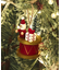 ミニドラムサンタオーナメント／クリスマス