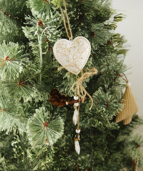 ブリキ　エンボスバード　オーナメント ブリキ エンボスバード オーナメント