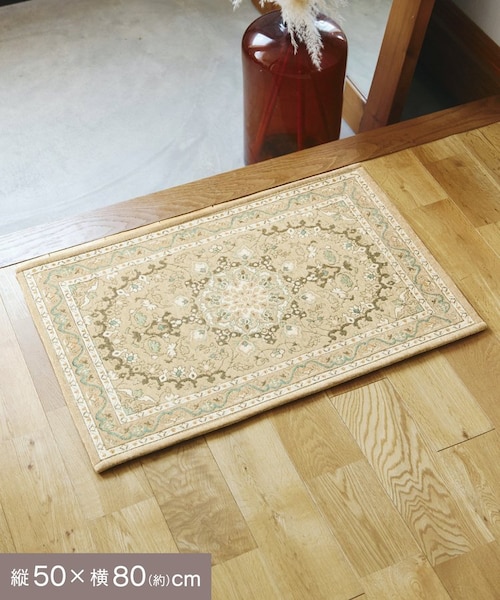アンティークマット：50×80cm｜サリュの通販｜&mall（アンド