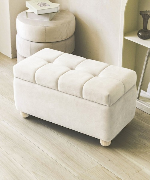 脚付き収納スツール｜サリュの通販｜&mall（アンドモール）三井