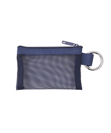 カラビナ付きメッシュポーチ