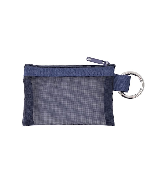 カラビナ付きメッシュポーチ