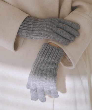 スマホ対応ニット手袋