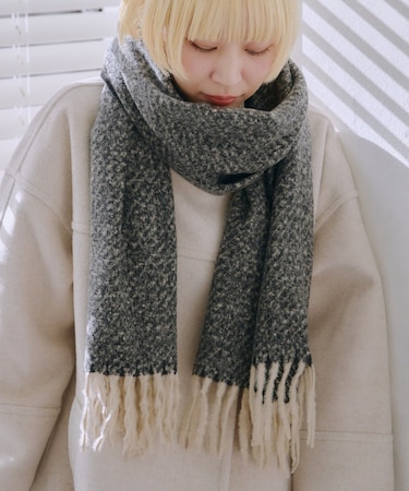 メランジカラーマフラー