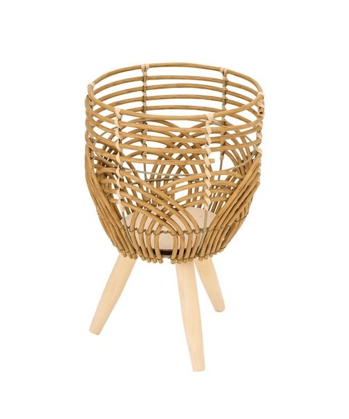 《WEB限定商品》脚付きPPラタンポットスタンド：S