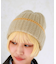 カラーラインニット帽子