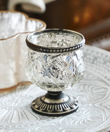 《WEB限定再入荷》アンティークガラスカップ／フレンチモロッコ