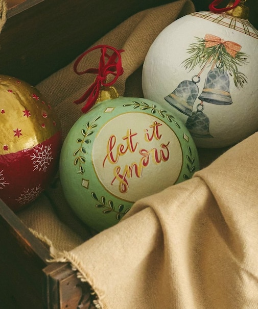 ボタニカルボールオーナメント／クリスマスフリーマーケット