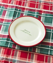 クリスマスラインプレート：21cm／クリスマスアフタヌーンティー