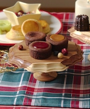 スカラップラウンドケーキスタンド／クリスマスアフタヌーンティー