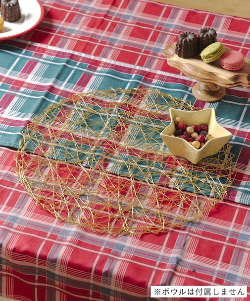 透かしランチョンマット／クリスマスアフタヌーンティー