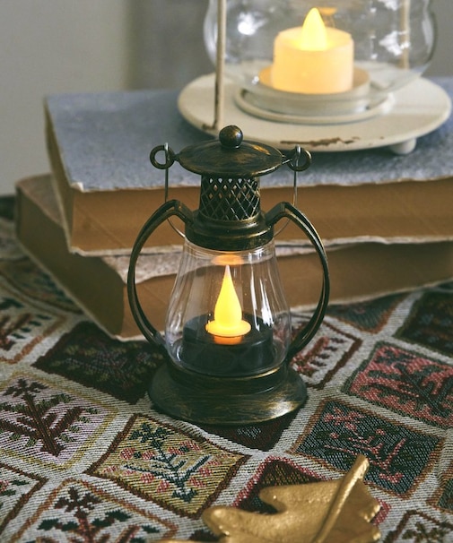 アンティークLEDライトオブジェ／クリスマスフリーマーケット