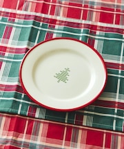 クリスマスラインプレート：21cm／クリスマスアフタヌーンティー