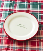 クリスマスラインプレート：26cm／クリスマスアフタヌーンティー