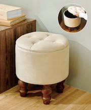 《WEB限定商品》ラウンド収納スツール