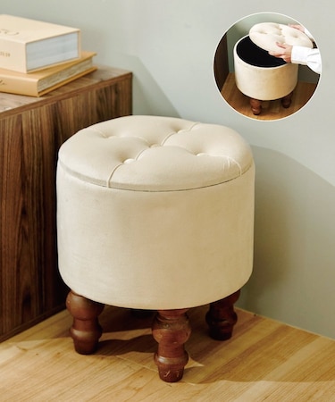 《WEB限定商品》ラウンド収納スツール