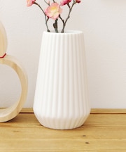 ストライプフラワーベース／正月のお飾り