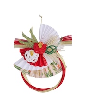 扇の水引しめ縄／正月のお飾り