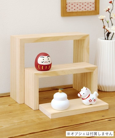 コの字ディスプレイラックセット／正月のお飾り