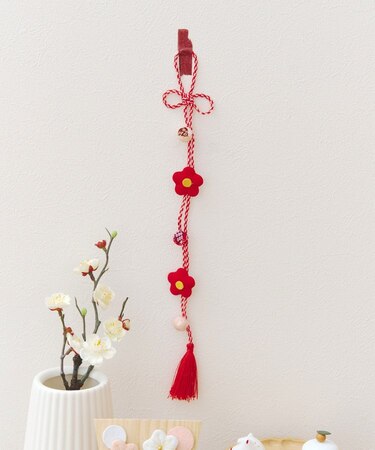 ちりめんの吊るし飾り／正月のお飾り