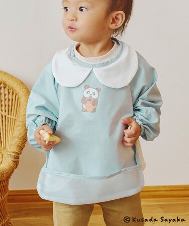 襟付きお食事スモック／Kusada Sayaka×salut!