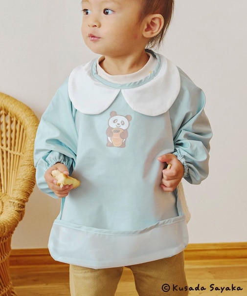 襟付きお食事スモック／Kusada Sayaka×salut!