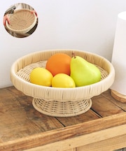 《洗える！／WEB限定再入荷》PPラタンスタンド付きバスケット