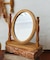 アンティークオーバル卓上ミラー