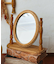 アンティークオーバル卓上ミラー