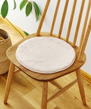 フェイクラビットファーチェアパッド