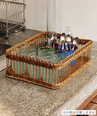 PEラタンスクエアバスケット