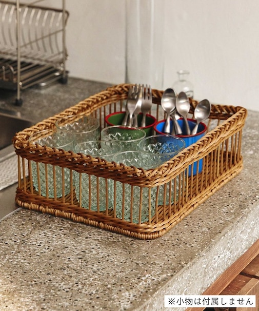 PEラタンスクエアバスケット