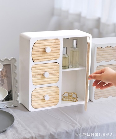 《WEB限定再入荷》ドロワー付きキャビネット／couleur ensemble