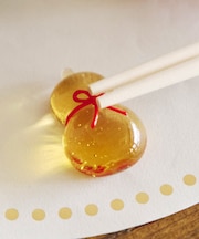 ガラスの箸置きひょうたん／花ひらく、新春のうつわ