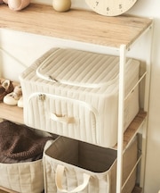 《WEB限定再入荷》キルトストレージボックス