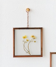 アイアンフレーム押し花アートパネル