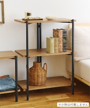 《WEB限定商品》アイアンウッド3段オープンラック