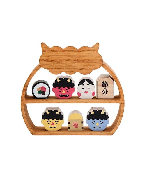 《WEB先行販売》プチ節分ラックオブジェセット／節分