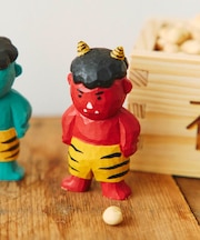 《WEB先行販売》木彫りの赤鬼／節分