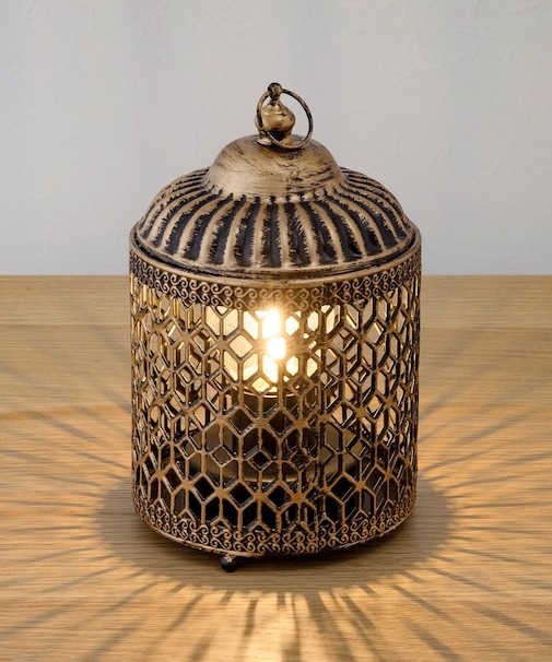 《WEB限定商品》アンティーク透かしLEDランタン