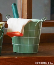 タイルデザインブリキバスケット