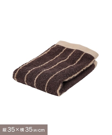 ストライプハンドタオル35×35cm/Colorful Sink Days